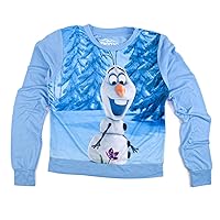 Disney Frozen Snow Flower Juniors Sleeveless T-Shirt | S