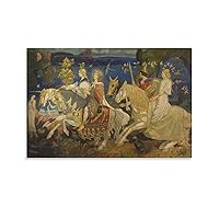 Osservanza Triptych Classic Painting Art Poster (3) Poster Decorative Painting Canvas Wall Art Living Room Posters Bedroom Painting 12x18inch(30x45cm)
