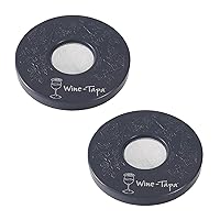 Wine Tapa Drinking Glass Covers - Use as Cover for Coffee Mugs, Soda Can and Drinking Glass, Set of 2 No Spill Drink Covers (Graphite)