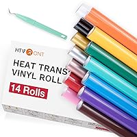 HTVRONT HTV Heat Transfer Vinyl Bundle (14 Pack) - 12