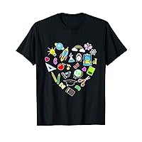 I Heart Math Cool Math Teacher Student Math Day I Love Maths T-Shirt