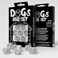 Q-Workshop Dogs Dice Set Charlie Dice Game Set