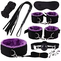  BDSM Bed Restraints for Sex, 10 PCS Leather Bondage Restraints  Kits Kinky Sex Toys,Gang Ball Play, Vibrators Massagers, Sex Things for  Couples Kinky for Bed, Bondage kit for Couples Sex 