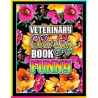 Veterinary Coloring Book Funny: Black Background Swear Word Adult Coloring Pages with Stress Relieving and Relaxing Designs | A Humorous & Snarky Appreciation Thank You Gift Idea for Veterinaries