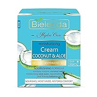 Moisturising Cream Coconut & Aloe Vera for Dry & Dehydrated Skin 1.7oz
