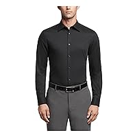 Calvin Klein Men's Dress Shirt Slim Fit Non Iron Solid