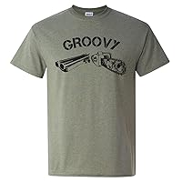Groovy - Undead Zombie Hunting Chainsaw Shotgun Boomstick T Shirt