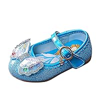 Spring and Summer Girls Dance Casual Shoes Bow Rhinestone Sequins Mesh Cute Pattern Girls Size 6 Shoes