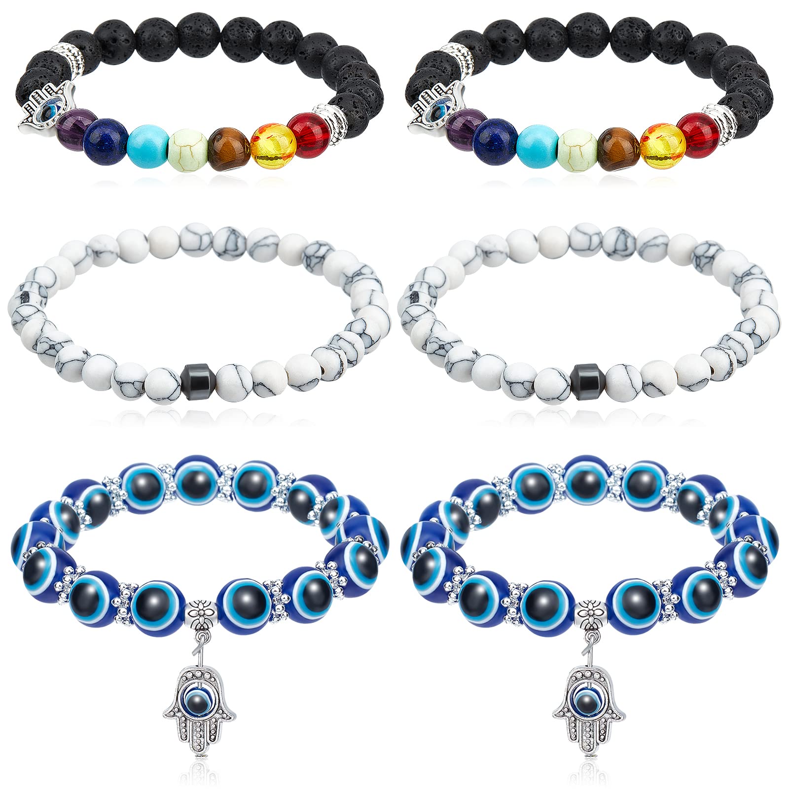 Buy Evil Eye Bracelet For Men Ladies Free Size Hamsa Hand Charm 1pc Online