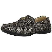 STACY ADAMS Men's Cypher Moc-Toe Slip-on Driving-Style Loafer