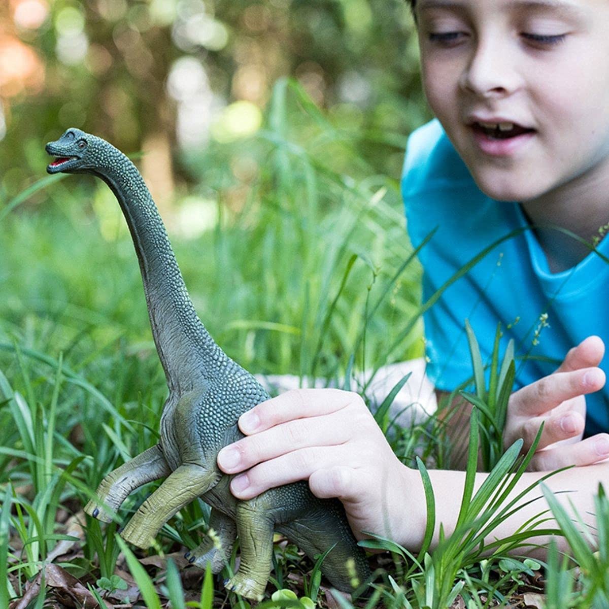 Schleich Dinosaurs, Dinosaur Toy, Dinosaur Toys for Boys and Girls 4-12 Years Old, Brachiosaurus , Green