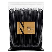 PREMIUM CABLE ZIP TIES 12'' LENGTH, 1000 PACKS, RESEALABLE PACKAGING, 12 INCH, 0.18 WIDTH, HEAVY DUTY FOR INDOOR OUTDOOR, PREMIUM NYLON CABLE MANAGEMENT, DURABLE ZIP TIE, UV RESISTANT CABLE TIE