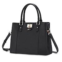 VASCHY Satchel Bag for Women, Trendy Vegan Saffiano Leather Medium Purse Top Handle Handbag Shoulder Tote Crossbody Bag