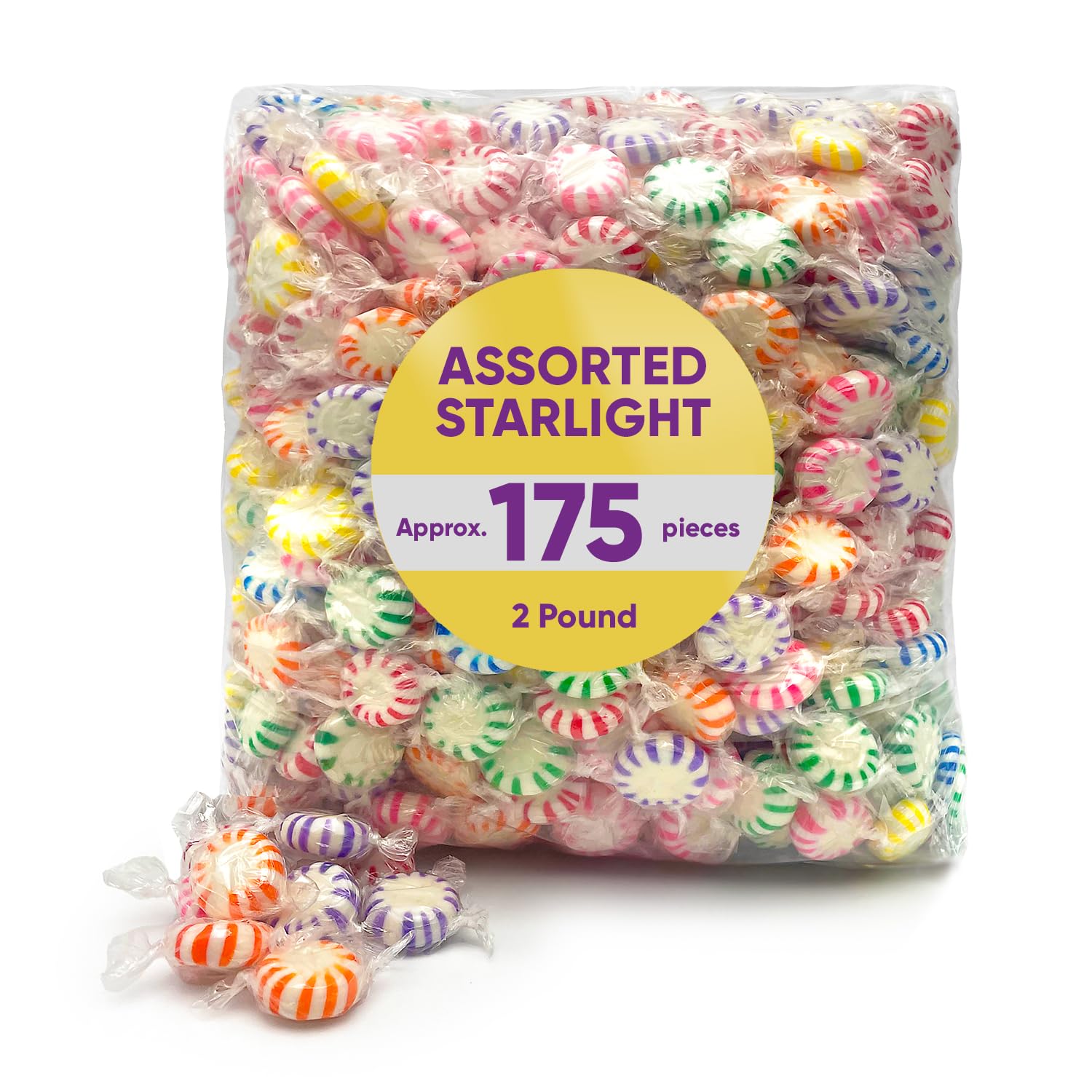 Mua Starlight Assorted Fruit Flavored Hard Candy 2 Pounds Of Approx 175 Bulk Fruit Flavored