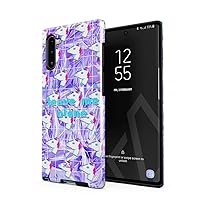 Compatible with Samsung Galaxy Note 10 Case Trippy Pastel Unicorn Aesthetic Rainbow Holographic Iridescent Vaporwave Heavy Duty Shockproof Dual Layer Hard Shell+Silicone Protective Cover