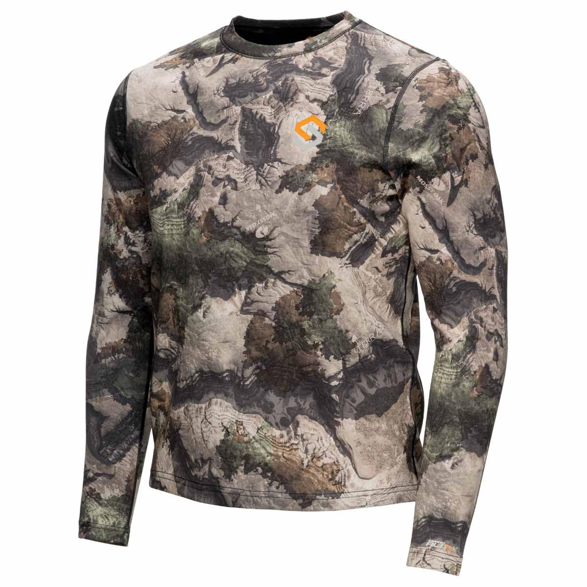 ScentLok ClimaFleece BaseSlayers Midweight Base-Layer Shirt, Hunting Clothes for Men and Women - Mossy Oak Terra Gila