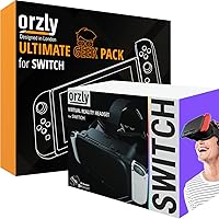 Orzly Ultimate Geek Pack & VR Headset for Nintendo Switch- ColourPop Bundle Pack