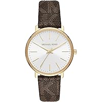 Michael Kors Pyper Women's Quartz Watch with Stainless Steel or Leather Strap