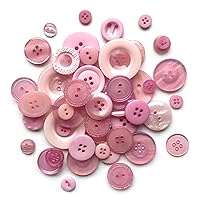 Buttons Galore and More Basics & Bonanza Collection – Extensive Selection of Novelty Round Buttons for DIY Crafts, Scrapbooking, Sewing, Cardmaking, and Other Art & Creative Projects