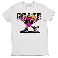 Peace Heart 6 Retro Bordeaux Black Light Graphite Sneaker Matching Shirt