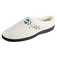 Acorn Women's Flora Hoodback Slippers with Soft Cozy Berber Lining and Indoor/Outdoor Rubber Sole