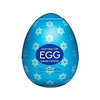 TENGA Easy Beat Egg Cool Edition Men Masturbation Portable Pleasure Device, EGG-C01, Translucent
