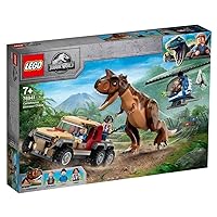 LEGO® Jurassic World Carnotaurus Dinosaur Chase 76941 Building Kit; Fun Toy Playset for Creative Kids