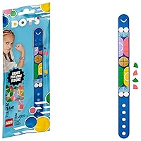 LEGO DOTS Go Team! Bracelet 41911, Cool DIY Craft; an Inspiring Kit for Kids who Want to Make Creative Sports Bracelets; Makes a Birthday (33 Pieces)