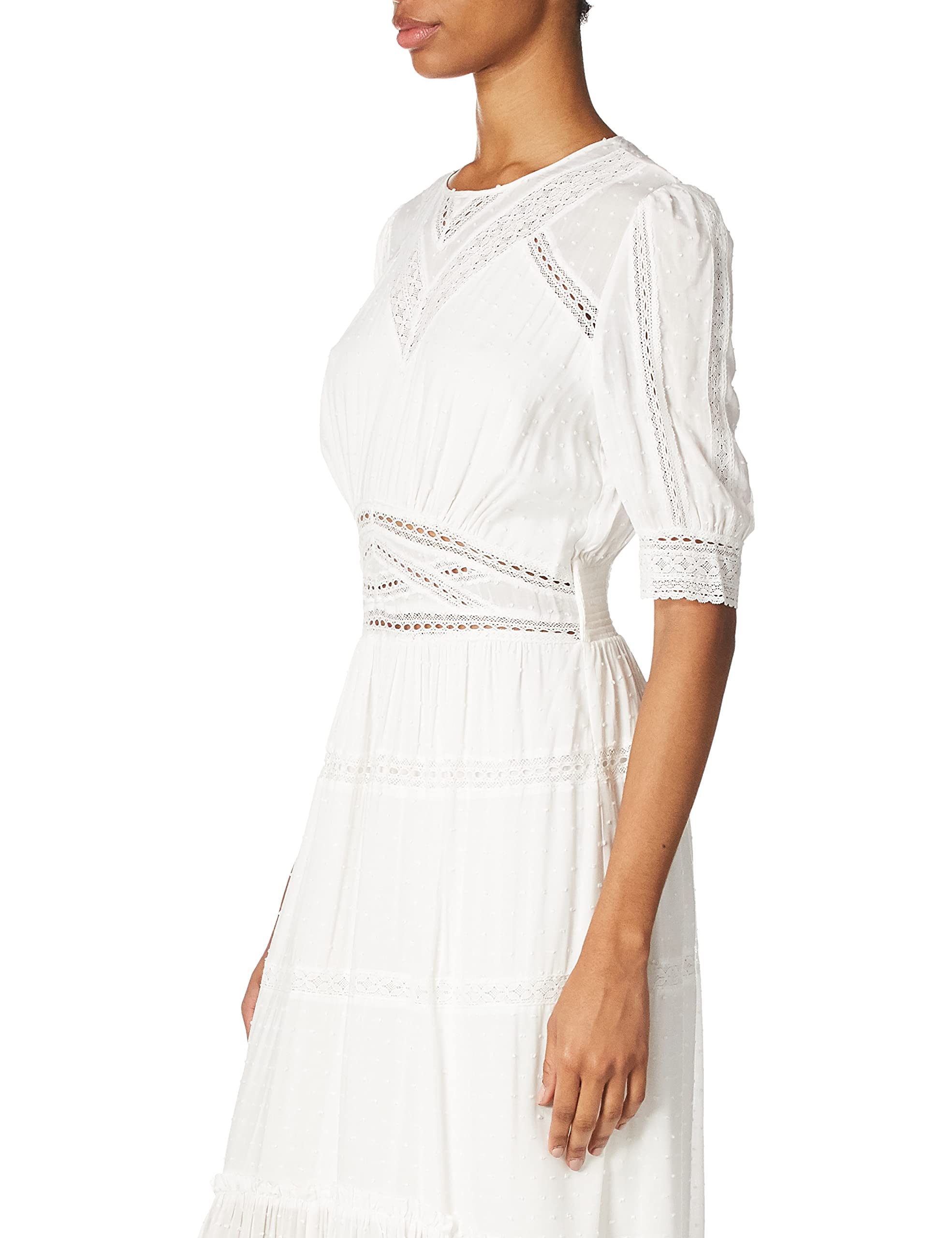 The Kooples Women's Long Dress with Mid-Length Sleeves