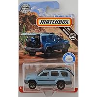Light Blue 2000 Nissan Xterra 2018 Matchbox Moving Parts Off-Road Series 1:64 Scale Collectible Die Cast Metal Toy Car Model with Opening Hatchback