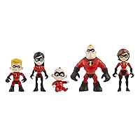 2 Family 5-Pack Junior Supers Action Figures, Approximately 3