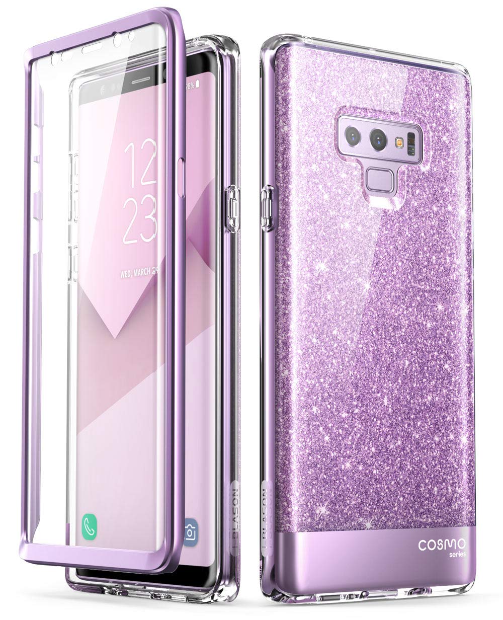 i-Blason Cosmo Full-Body Bumper Protective Case for Galaxy Note 9 2018 Release, Purple