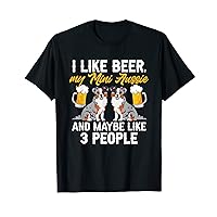 Mini Aussie Beer Miniature Australian Shepherd T-Shirt
