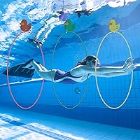 Pool Toys, Swim Through Rings for Adults and Kids Ages 6+, Swimming Diving Rings for Kids Ages 6+ and Adults, Pool Toys for Adults and Family