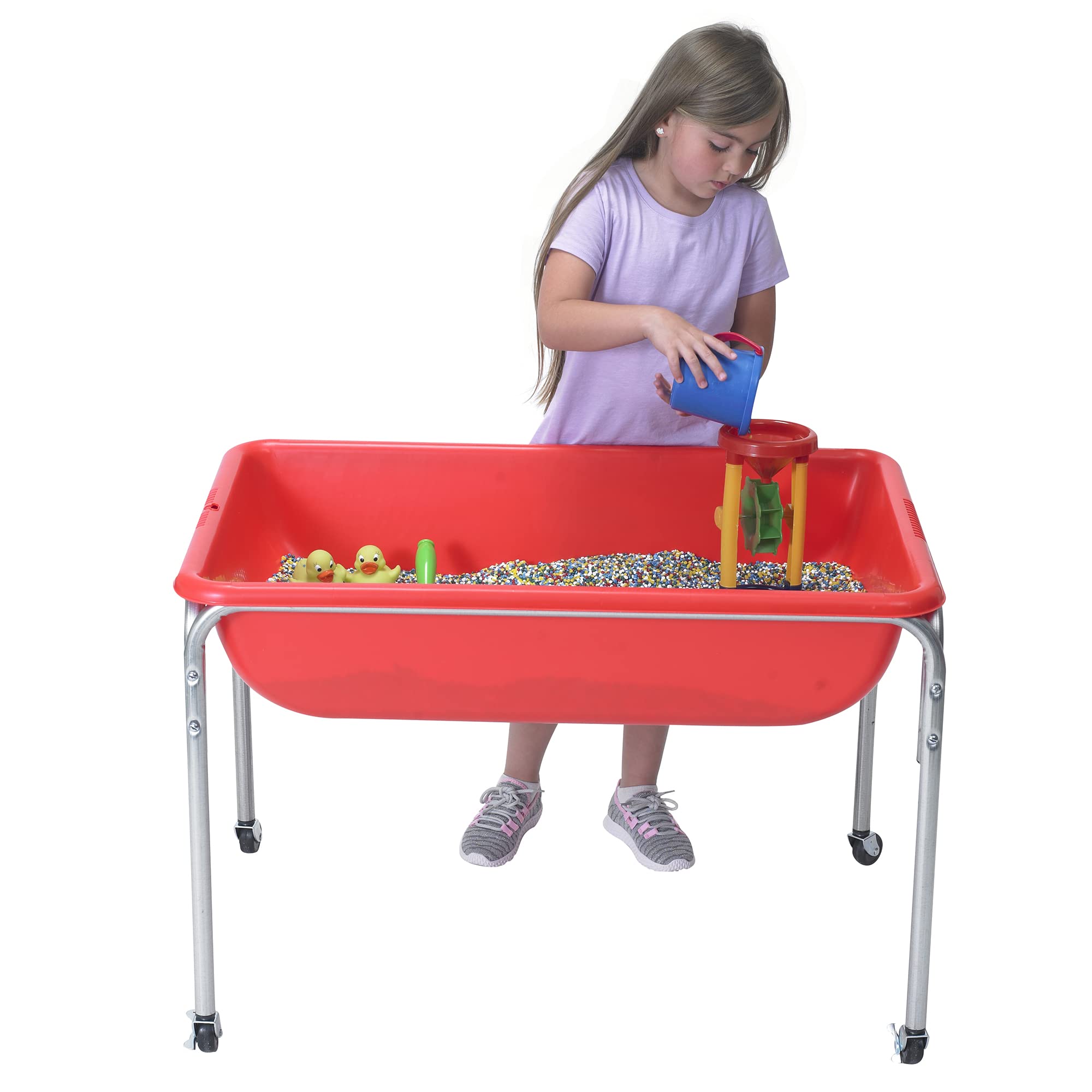 Children's Factory, 1135-24, Large Sensory Table & Lid, Kids Playroom & Classroom Autism Activity, Daycare or Preschool Learning Activities, 24