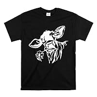 Shirt Funny Cute Cow Heifer Vegan Clothing Herbivore Vegetarian Animal Lover Farm T-Shirt Unisex Heavy Cotton Tee