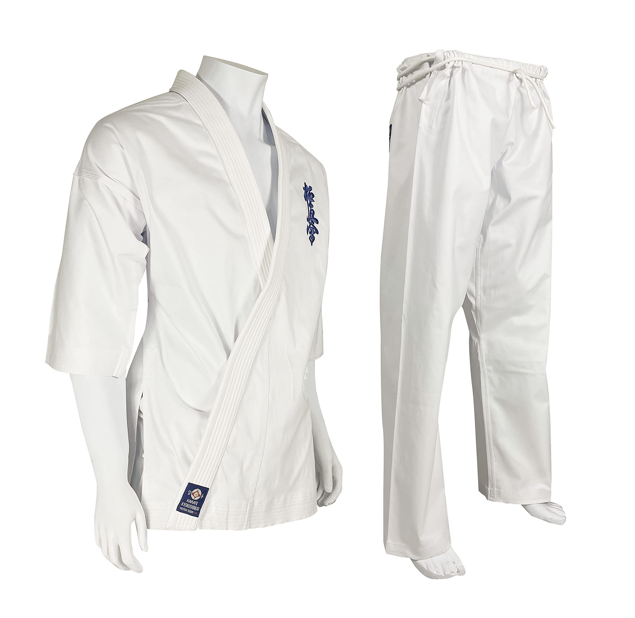 STARPRO Karate Suit Uniform Kit - Good for MMA Martial Arts Karate Gi  Professional Taekwondo Fight Lightweight Kimono WKF | White Cotton Fabric  for Kids Men and Women Come with White Belt |