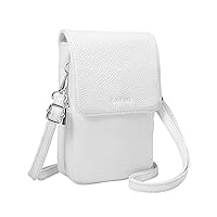 befen Genuine Leather Crossbody Bag for Women Small Phone Bag with RFID Blocking Multi-Functional Mobile Phone Bag with Adjustable Strap