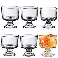 yarlung 9 Pack Small Glass Bowls with Plastic Lids, 6.8 Oz Clear Pudding  Cups Fruits Dish Glass Containers for Salad, Sauces, Cereal, Dessert,  Snacks
