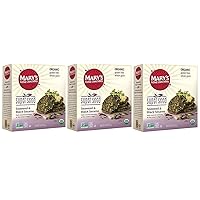 Mary's Gone Crackers Super Seed Cracker, Seaweed and Black Sesame, 5.5 oz (Pack of 3)