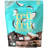 Real Coconut Melts Hyper-Dried Fresh in Milk Chocolate, 4.2 Ounce Bag