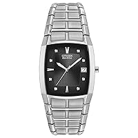 Citizen Eco-Drive Chandler Mens Watch, Stainless Steel, Weekender