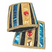 Forum Novelties womens Incredible Character Egyptian Costume Wrist Bands Pair, As Shown, One Size US