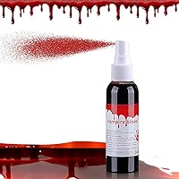 Blood Splatter, Fake Blood Spray Washable, Halloween Liquid Fake Blood Makeup for Clothes, Zombie, Vampire, Clown, Monster SFX, 1 Pack