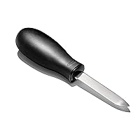 OXO Good Grips Stainless Steel Non-Slip Oyster Knife,Black/Silver