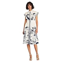 Maggy London Collared Neck Button Multi Occasion Dresses for Women