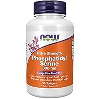 Supplements, Phosphatidyl Serine 300 mg, Extra Strength, with Phospholipid compound derived from Soy Lecithin, 50 Softgels