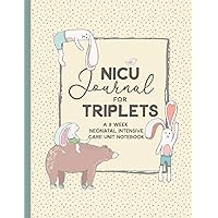 NICU Journal For Triplets, A Nine Week Neonatal Intensive Care Unit Notebook: Our NICU Journey | Journal for Mom's | The Preemie Parent's Companion | ... Child's Daily Activities While in the NICU NICU Journal For Triplets, A Nine Week Neonatal Intensive Care Unit Notebook: Our NICU Journey | Journal for Mom's | The Preemie Parent's Companion | ... Child's Daily Activities While in the NICU Paperback