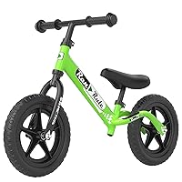 Kids Balance Bike Toddlers Age 2~5 Years Durable Carbon Steel Frame 12 Inch