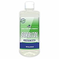 Sorbitol Liquid - 550 Ml (18.59 Fl Oz), Food Grade Liquid for Soap Making, Skin, Sweetener, Sorbitol Liquid Bulk, Candy & Gummies